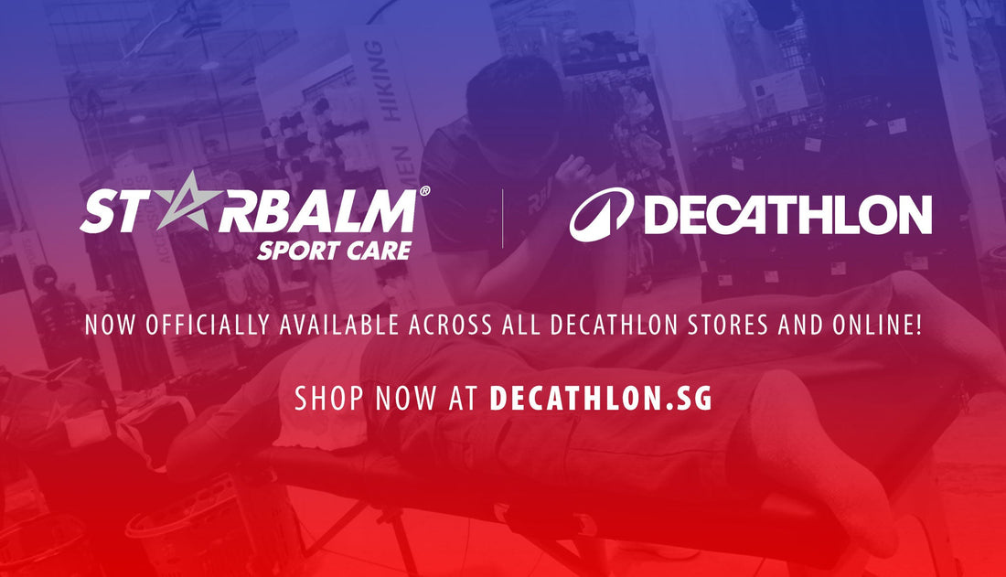 STARBALM in Decathlon Singapore Stores & Online!