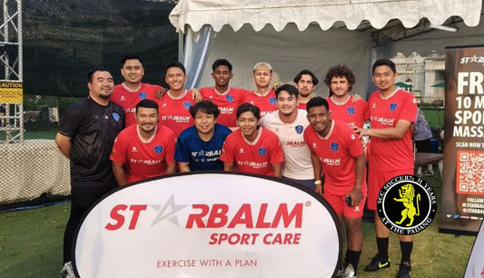 STARBALM in The Padang for SCC Soccer 7's